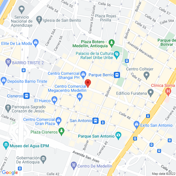 Mapa de La Tienda Indú