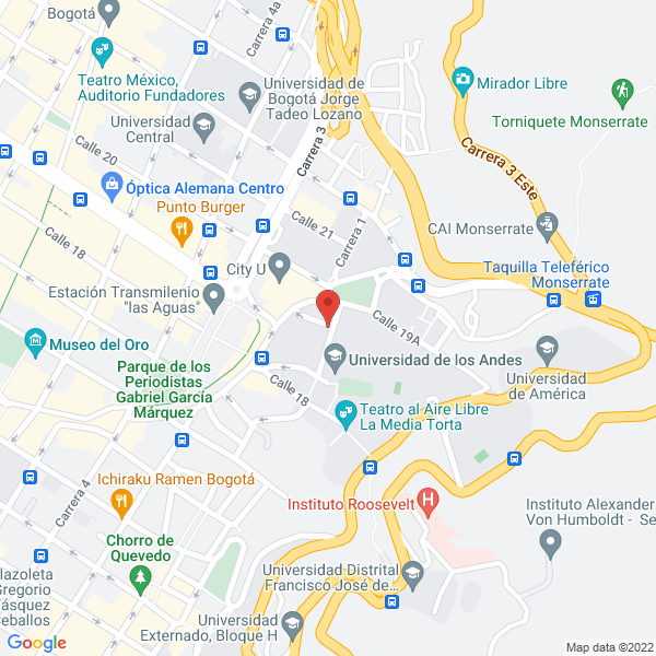 Mapa de La Toma Café