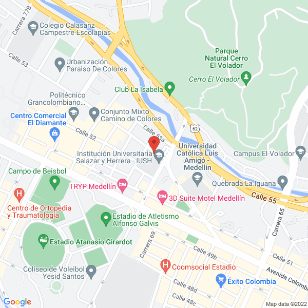 Mapa de Centro De Idiomas Iush