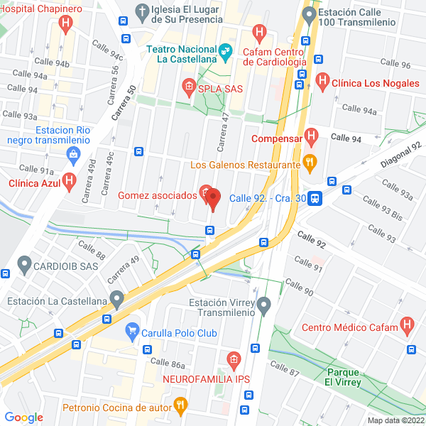 Mapa de Instituto Colombiano De Panadería Y Pasteleria