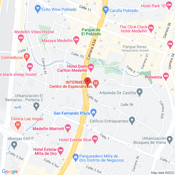 Mapa de Instituto Colomniano De Neuropedagogía