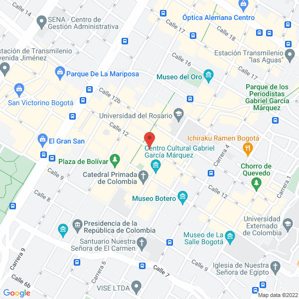 Mapa de Joyería Y Relojería Bolonia