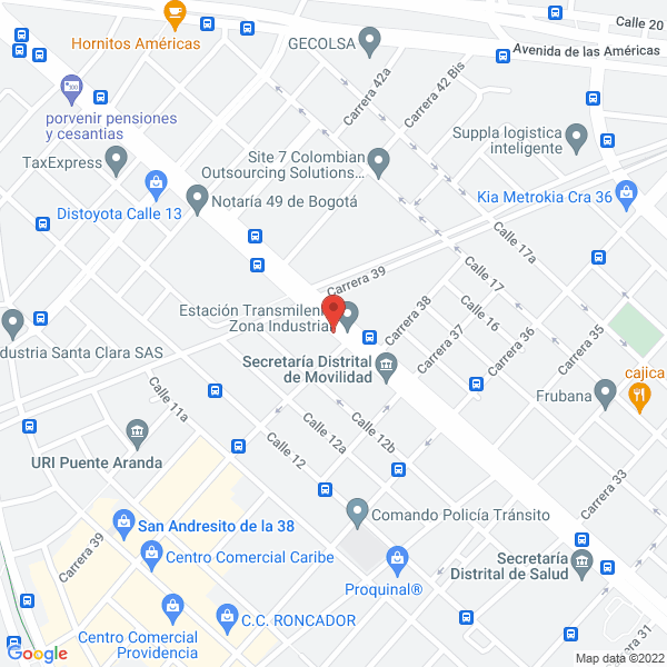 Mapa de Juan Carlos Baene Ferez Y CIA. Ltda.