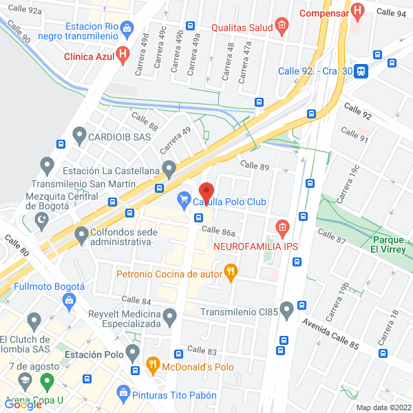 Mapa de Jumex Colombia S.A.S