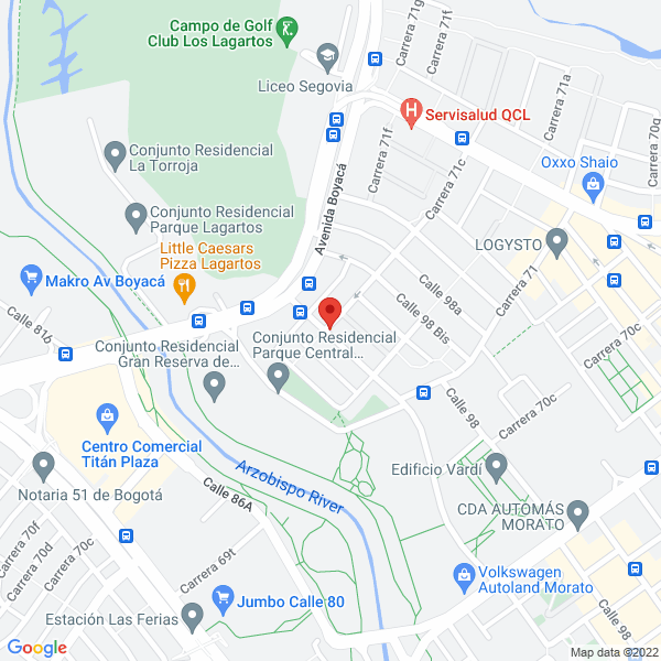 Mapa de Just For Kids Kindergarten S.A.S.