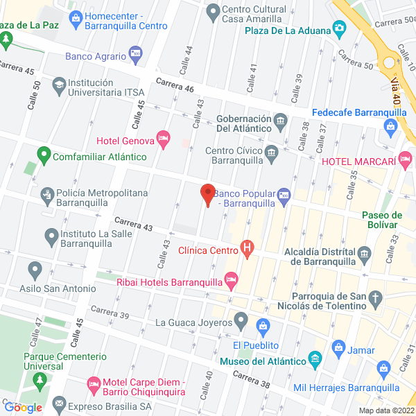 Map of Laboratorio Dental Andueza