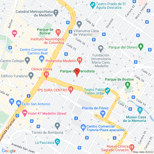 Mapa de Laboratorio Dental Raúl Uribe Jiménez