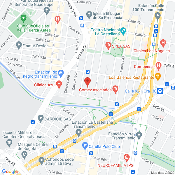 Mapa de Laboratorio Dental Stetic