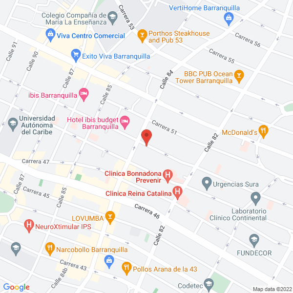 Map of Inversiones Maria & CIA. Ltda.