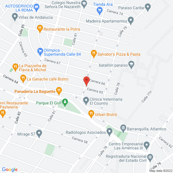Map of Irma Peñaranda & Cía. Ltda.