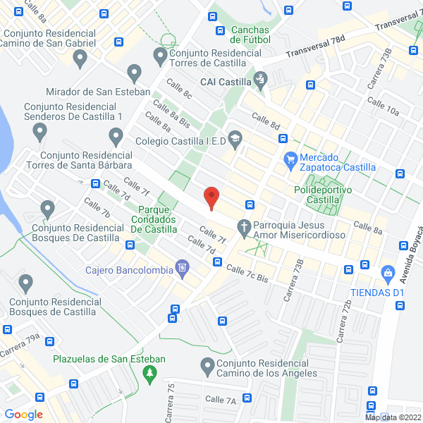 Mapa de Latinoamericana De Suministros Y Proyectos Ltda.