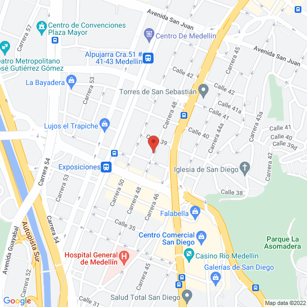 Mapa de Lavadero Colón