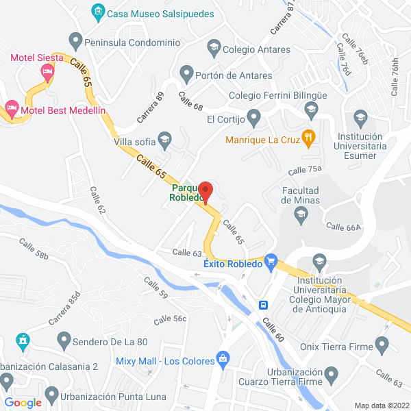 Mapa de Lavadero Y Parqueadero El Jordán