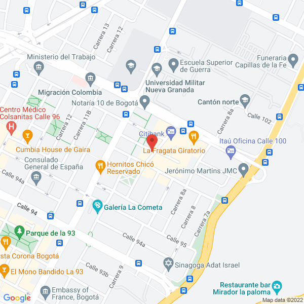 Mapa de Ingenio Y Consultoría Ltda.