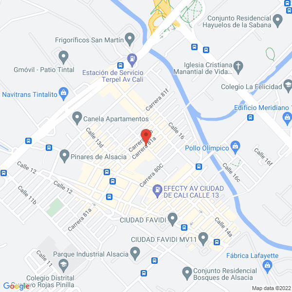 Mapa de Hilascord S.A.S.