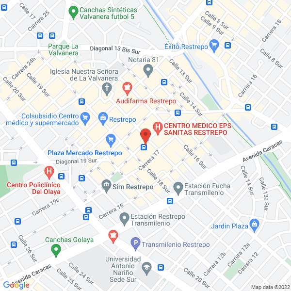 Mapa de Hiperdroguería 1A