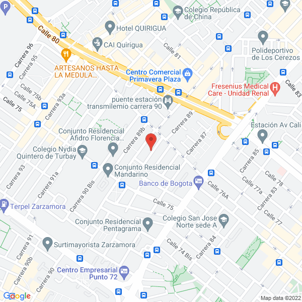 Mapa de Hito Ingeniería S.A.S.