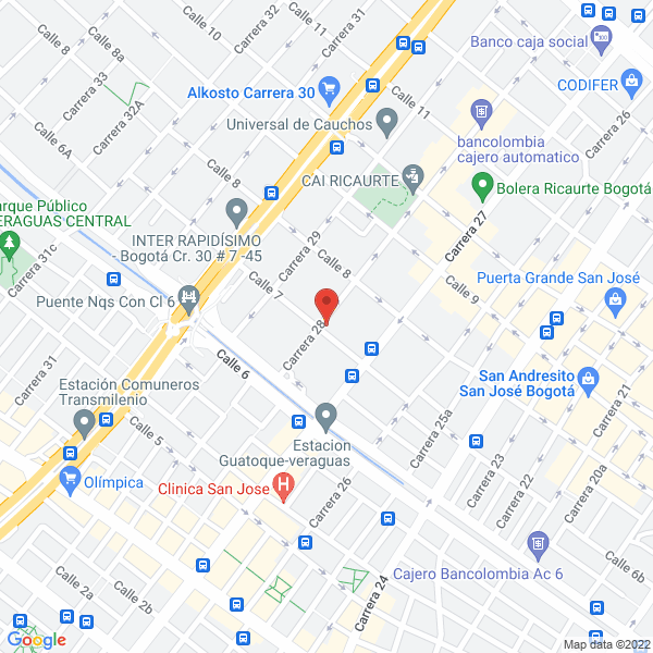 Mapa de Hlf Romero Ltda.