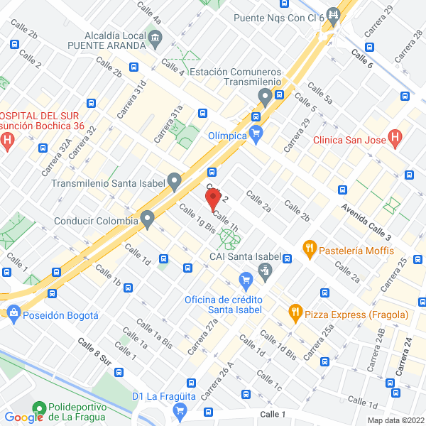 Mapa de Hogar Gerontológico Santa Paula