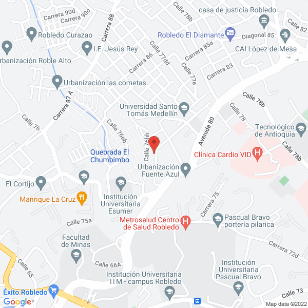 Mapa de Hogar Infantil Laguito