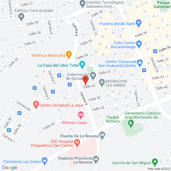 Map of Hogar Jesús De Nazareth