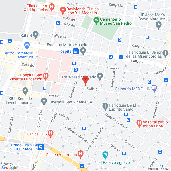 Mapa de Hogar Psiquiátrico Villa Real