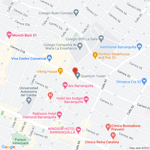 Map of Hol S.A.S.