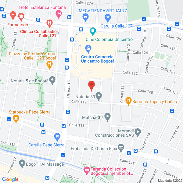 Mapa de Home Care