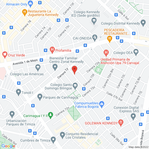 Mapa de Horacio Caicedo
