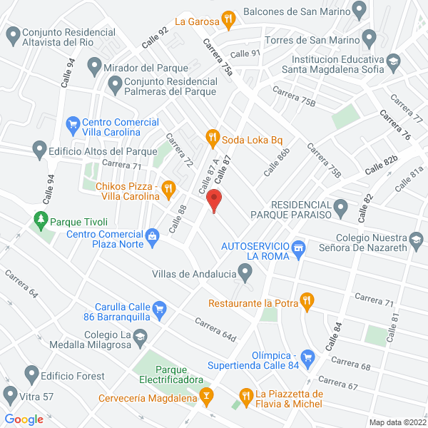 Map of Horizsalud Ltda.