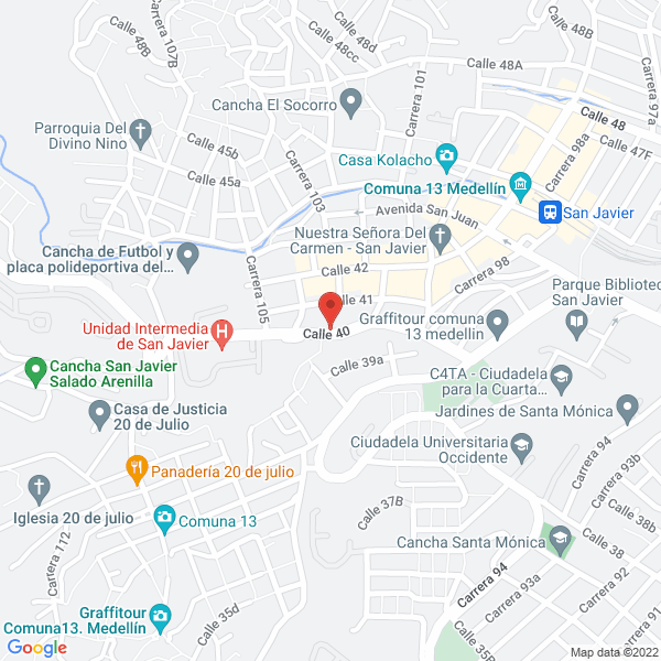 Mapa de Hornos J.O.B.