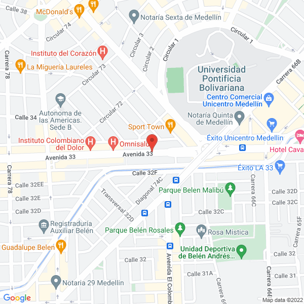Mapa de Kbellos Sala De Estética