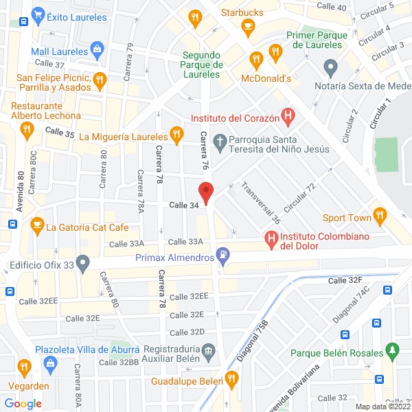 Mapa de Insumos Pab S.A.S.