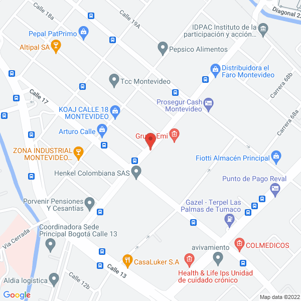Mapa de Intalpel S.A.