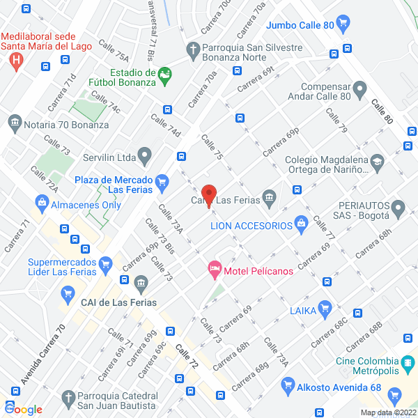 Mapa de Integral De Distribuciones Y Servicios Ltda.