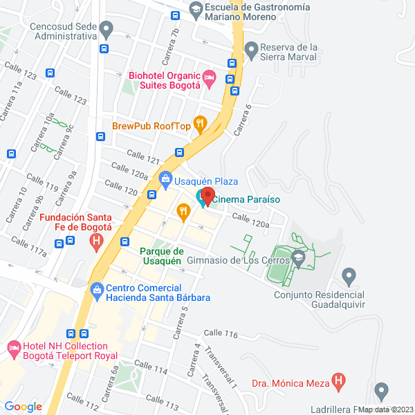 Mapa de Restaurante Kottbullar