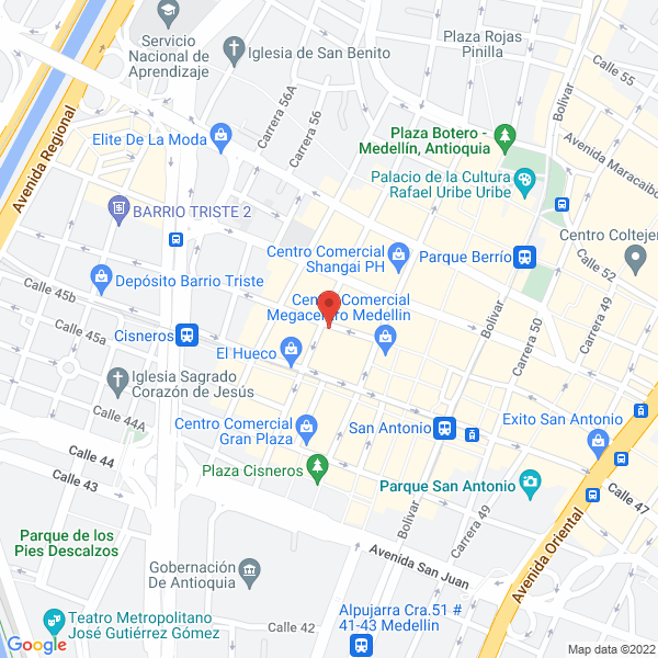 Mapa de Lens Shop
