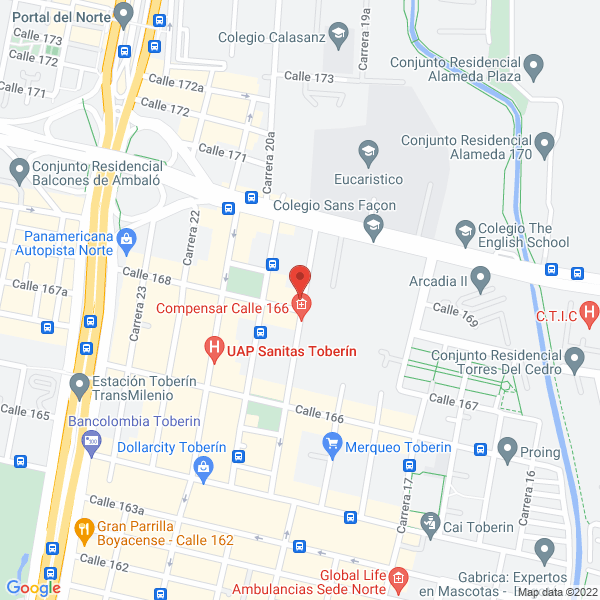 Mapa de Ingetop S.A.S