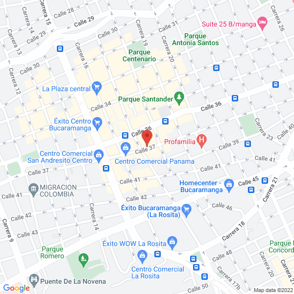 Map of Inmobiliaria Asepaz