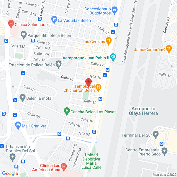 Mapa de Institución Educativa José María Bernal