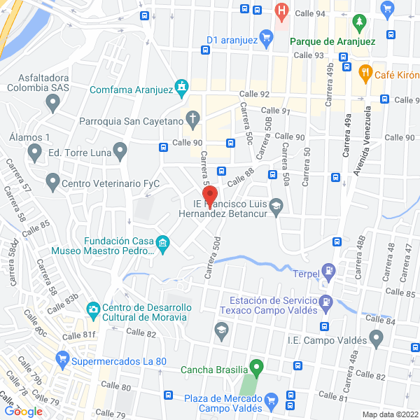 Mapa de Institución Educativa Lorenza Villegas De Santo