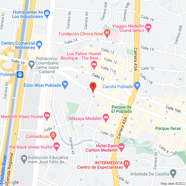 Mapa de Hostel Calle Diez