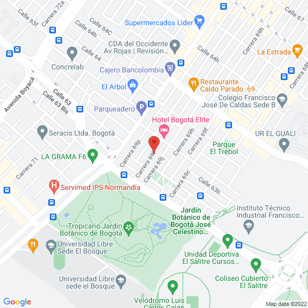 Mapa de Hotel Arizona