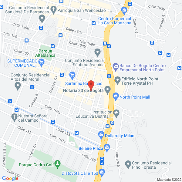 Mapa de La Casa Del Pavo