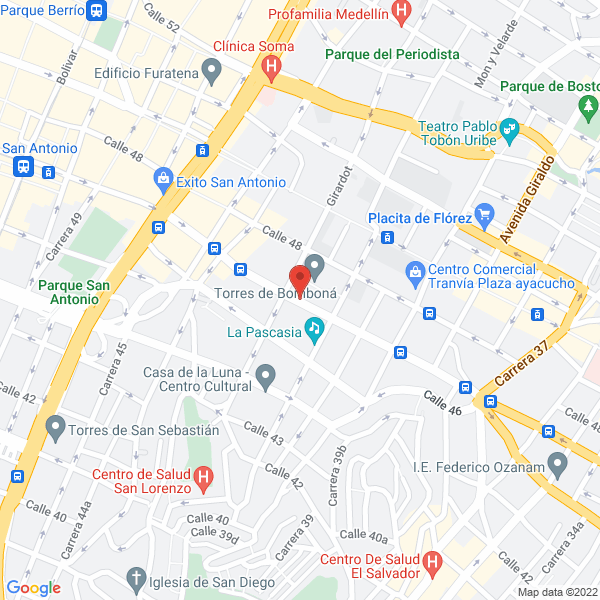 Mapa de La Casa Gourmet