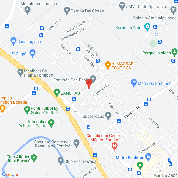 Mapa de Restaurante La Chuspita
