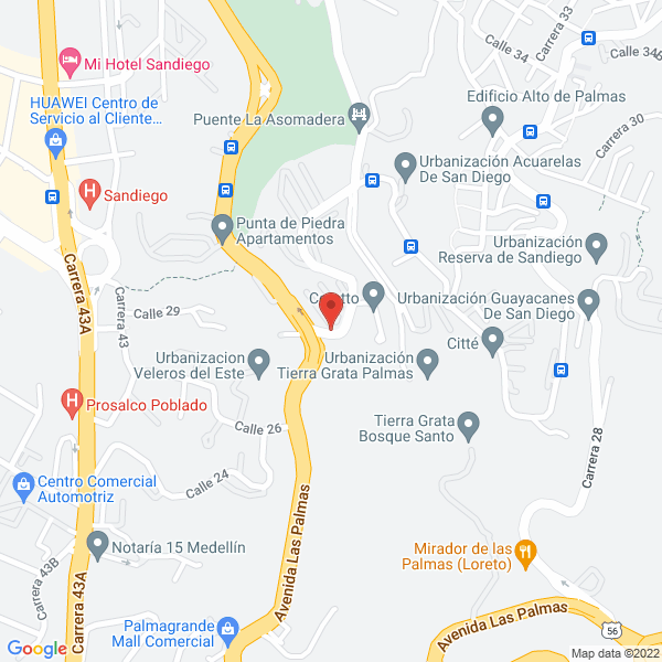 Mapa de La Clínica Del Calzado