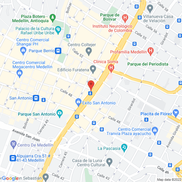 Mapa de La Esquina De La Belleza