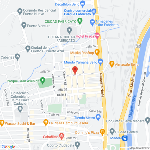 Mapa de La Feria Del Mueble Y El Colchón