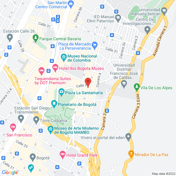 Mapa de La Gloria
